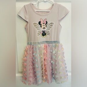 Disney Minnie Mouse Pink Dress, Girls Size 5T